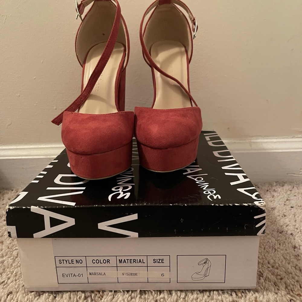 Diva Girl Suede Heels
